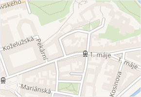 Mlčochova v obci Olomouc - mapa ulice