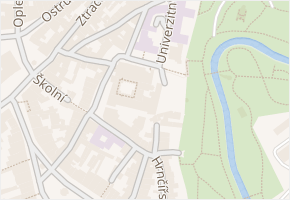 Na hradě v obci Olomouc - mapa ulice