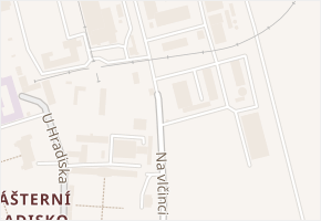 Na vlčinci v obci Olomouc - mapa ulice