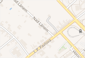 Nad Lánem v obci Olomouc - mapa ulice