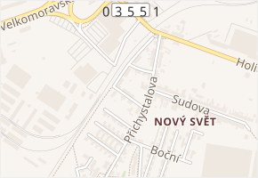 Nálevkova v obci Olomouc - mapa ulice