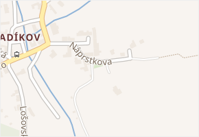 Náprstkova v obci Olomouc - mapa ulice