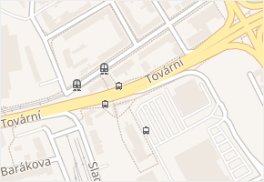 Ostravská v obci Olomouc - mapa ulice