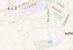 Pod Letištěm v obci Olomouc - mapa ulice