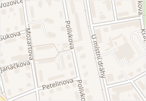 Polívkova v obci Olomouc - mapa ulice