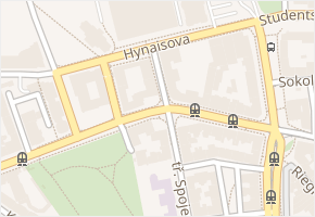 Pöttingova v obci Olomouc - mapa ulice