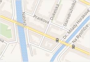Praskova v obci Olomouc - mapa ulice