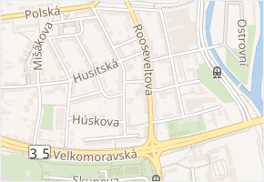 Republikánská v obci Olomouc - mapa ulice