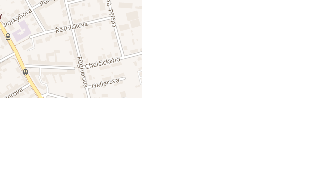 Řezníčkova v obci Olomouc - mapa ulice