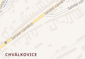 Selské nám. v obci Olomouc - mapa ulice