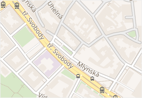 Šemberova v obci Olomouc - mapa ulice