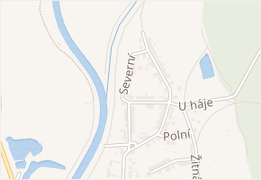 Severní v obci Olomouc - mapa ulice