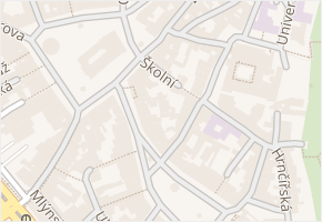 Školní v obci Olomouc - mapa ulice
