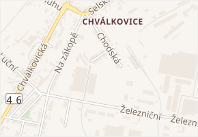 Skopalíkova v obci Olomouc - mapa ulice