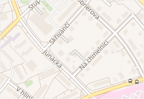 Skřivánčí v obci Olomouc - mapa ulice