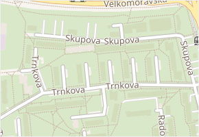 Skupova v obci Olomouc - mapa ulice