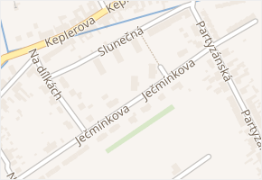 Slunečná v obci Olomouc - mapa ulice