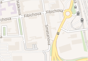 Smetanova v obci Olomouc - mapa ulice