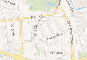 Špálova v obci Olomouc - mapa ulice