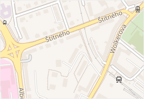 Štítného v obci Olomouc - mapa ulice