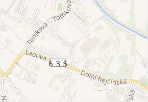 Štolbova v obci Olomouc - mapa ulice