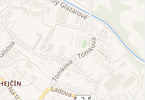 Střední Hejčínská v obci Olomouc - mapa ulice