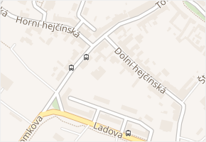 Tomkova v obci Olomouc - mapa ulice