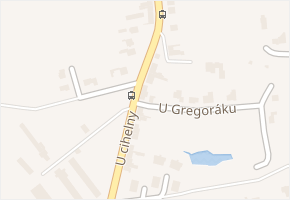 U cihelny v obci Olomouc - mapa ulice