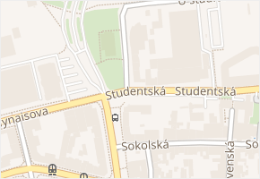 U Husova sboru v obci Olomouc - mapa ulice