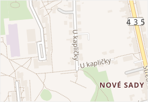 U kapličky v obci Olomouc - mapa ulice