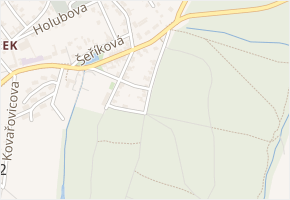 U ovčačky v obci Olomouc - mapa ulice