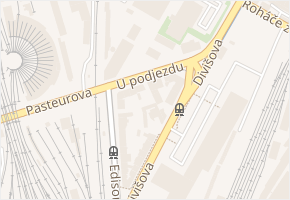 U podjezdu v obci Olomouc - mapa ulice