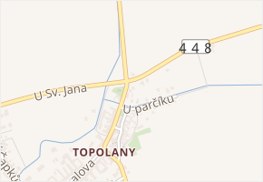 U Sv. Jana v obci Olomouc - mapa ulice