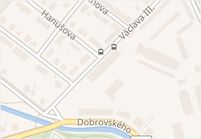 Václava III. v obci Olomouc - mapa ulice