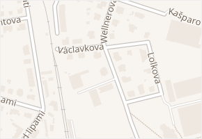 Václavkova v obci Olomouc - mapa ulice