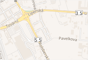 Vaníčkova v obci Olomouc - mapa ulice