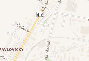 Veverkova v obci Olomouc - mapa ulice