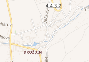 Vítězství v obci Olomouc - mapa ulice