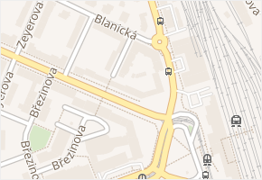 Vrchlického v obci Olomouc - mapa ulice