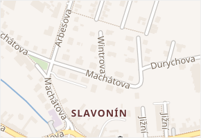 Wintrova v obci Olomouc - mapa ulice
