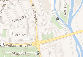 Za poštou v obci Olomouc - mapa ulice