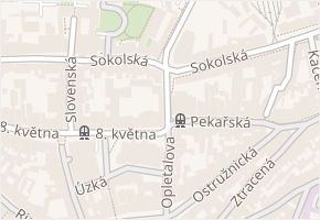 Zámečnická v obci Olomouc - mapa ulice