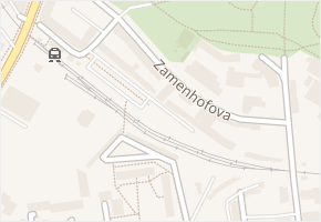 Zamenhofova v obci Olomouc - mapa ulice