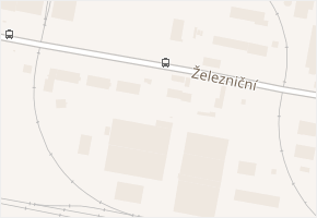 Železniční v obci Olomouc - mapa ulice
