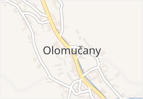 Olomučany v obci Olomučany - mapa části obce