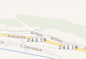 Brčkov v obci Olovnice - mapa ulice