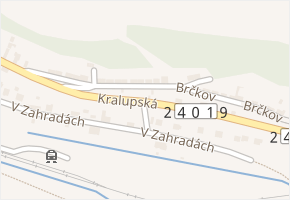 Kralupská v obci Olovnice - mapa ulice