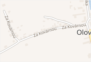 Za Kovárnou v obci Olovnice - mapa ulice