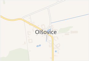 Olšovice v obci Olšovice - mapa části obce