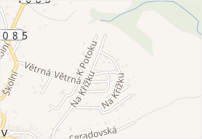 Borová v obci Ondřejov - mapa ulice